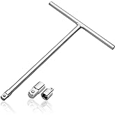 Neiko 01135A 3/8-inch Drive T-Handle Wrench with Long Reach | Chromium Vanadium Steel