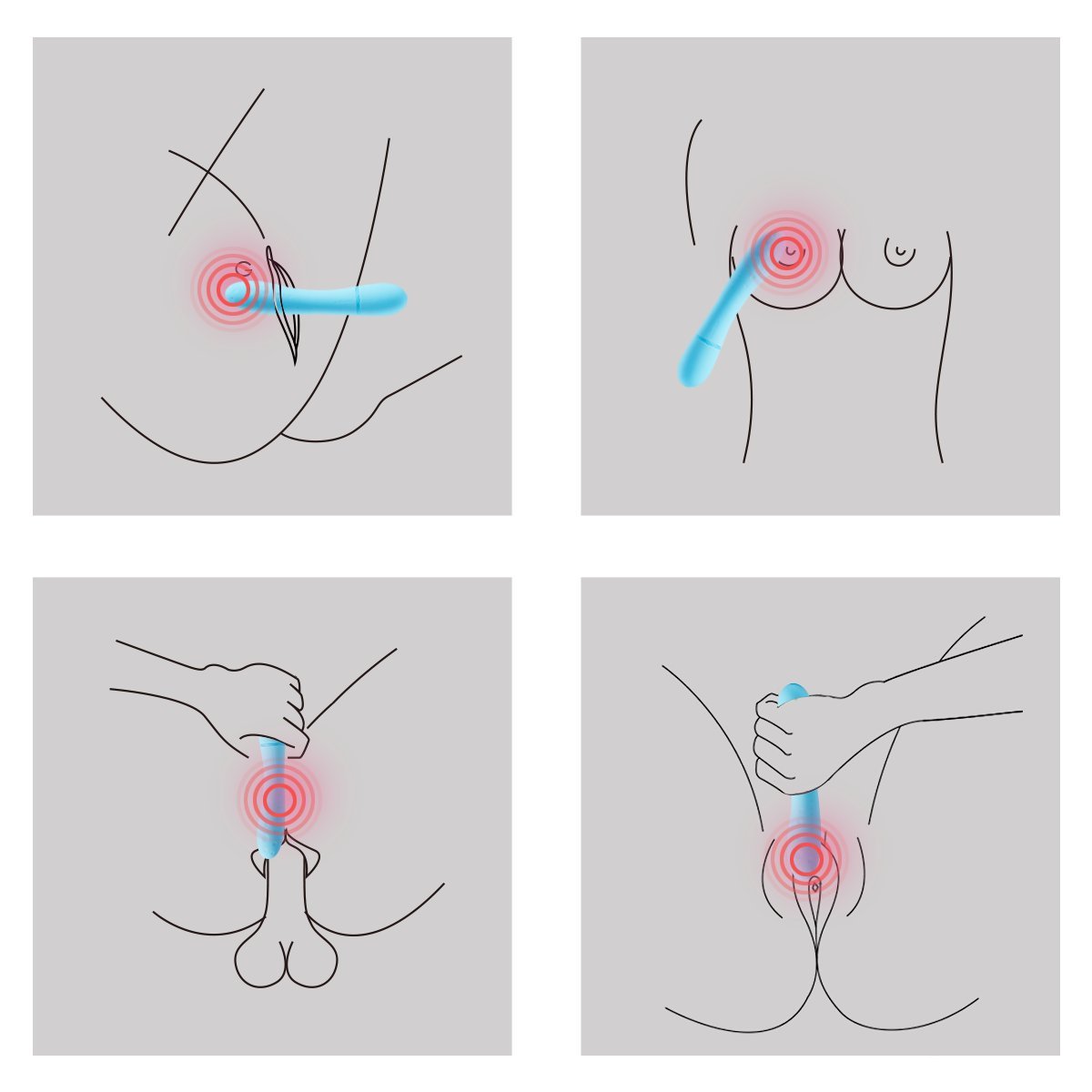 ZEMALIA Pippa Silikon Dildo Klitoris Vibrator für sie,Klitoris Sauger Vibratoren mit 7 Vibrationsmodi,360 ° Biegbares Ultra Weich Silikon,Wasserdicht sexspielzeug für frauen und paare,hell blau