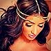 Denifery Bridal Boho Gold Head Chain Bridal Headpiece Bohemian Wedding Hair Accessories