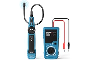 Underground Wire Locator,DURFICST Multifunction Buried Wire Locator with 15-inch Metal Hose,Wire Break Locator for Dog Fence Wires,Underground Cables and Metal Pipelines