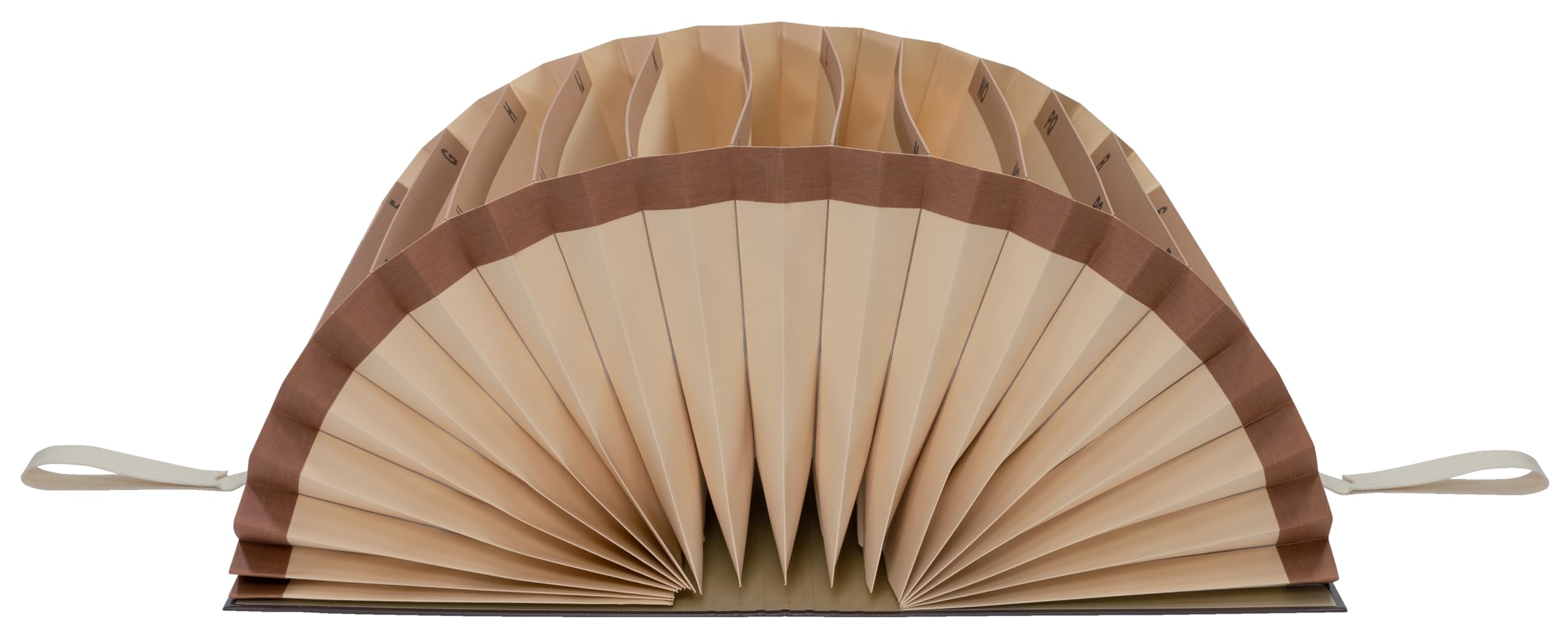 Leitz 56050000 Expanding Index File A-Z 20 Sections Grey Cardboard Brown