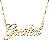 HUAN XUN Customized Custom Simple Any Name Necklace