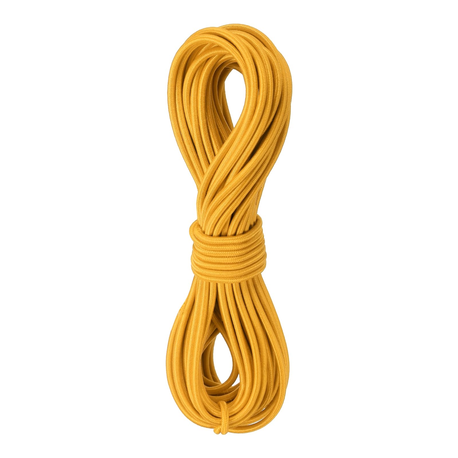 Rebower Elastic Cord Stretch String Heavy Rope 2.8mm 11 Yards Long Rubber Rope [for Sewing, Camping, DIY Craft, Bead Necklaces Making, Outdoor] - Gold