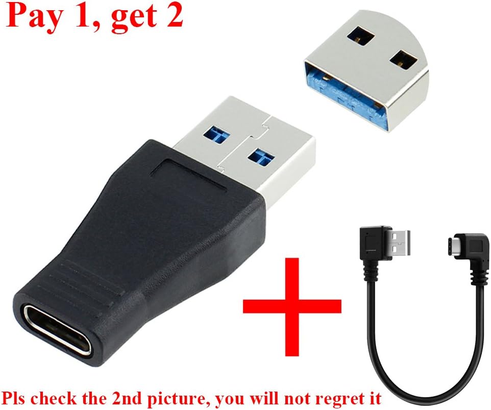 Afine Type C Adaptor USB 3.0 Type A Male to Female USB C Adaptor High Speed Data Convert Connector