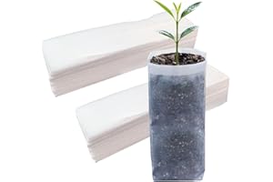 Belit 100 Pcs Nursery Grow Bags, Non-Woven Plants Pots Container for Starting Deep Rooted Plants Vegetable, Flower, Seedling Tree (7.5"x13.5")