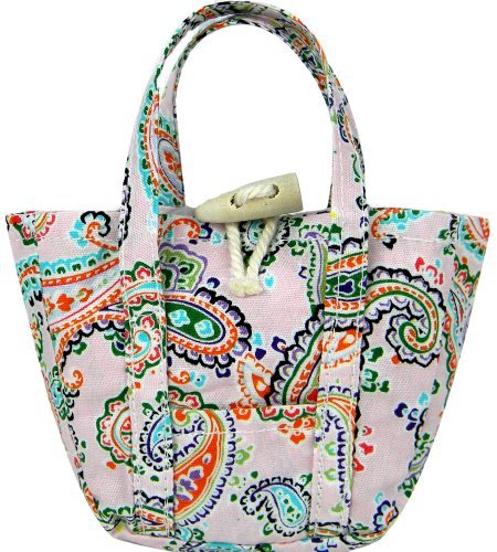 Sophia's 18 Inch Doll Accessory Light Pink Paisley Print Bag, Perfect Little Purse for 18 Inch American Girl Dolls & More! Paisley Doll Purse