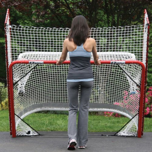 EZ Goal EZ Goal Steel Folding Hockey Goal with Backstop & Targets Buy