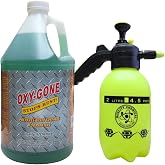 Quality Chemical Oxy-Gone Rust Remover and Metal Treatment - Rust Reformer, Metal Rust Remover, Rust Neutralizer for Metal, Rust Converter - with Pressure Sprayer 128 oz (Pack of 1)