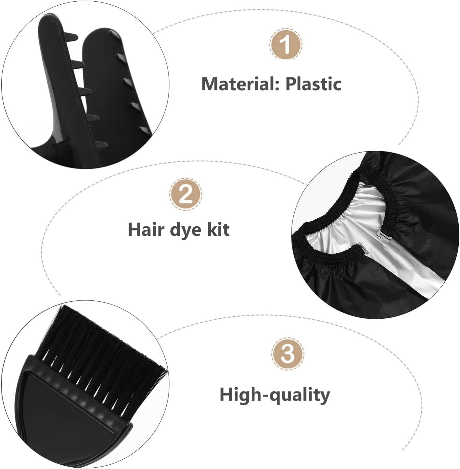 11Pcs Silicone Highlight Caps for Color Hair Professional Reusable