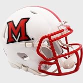 Miami of Ohio Redhawks Revolution Speed Mini Football Helmet