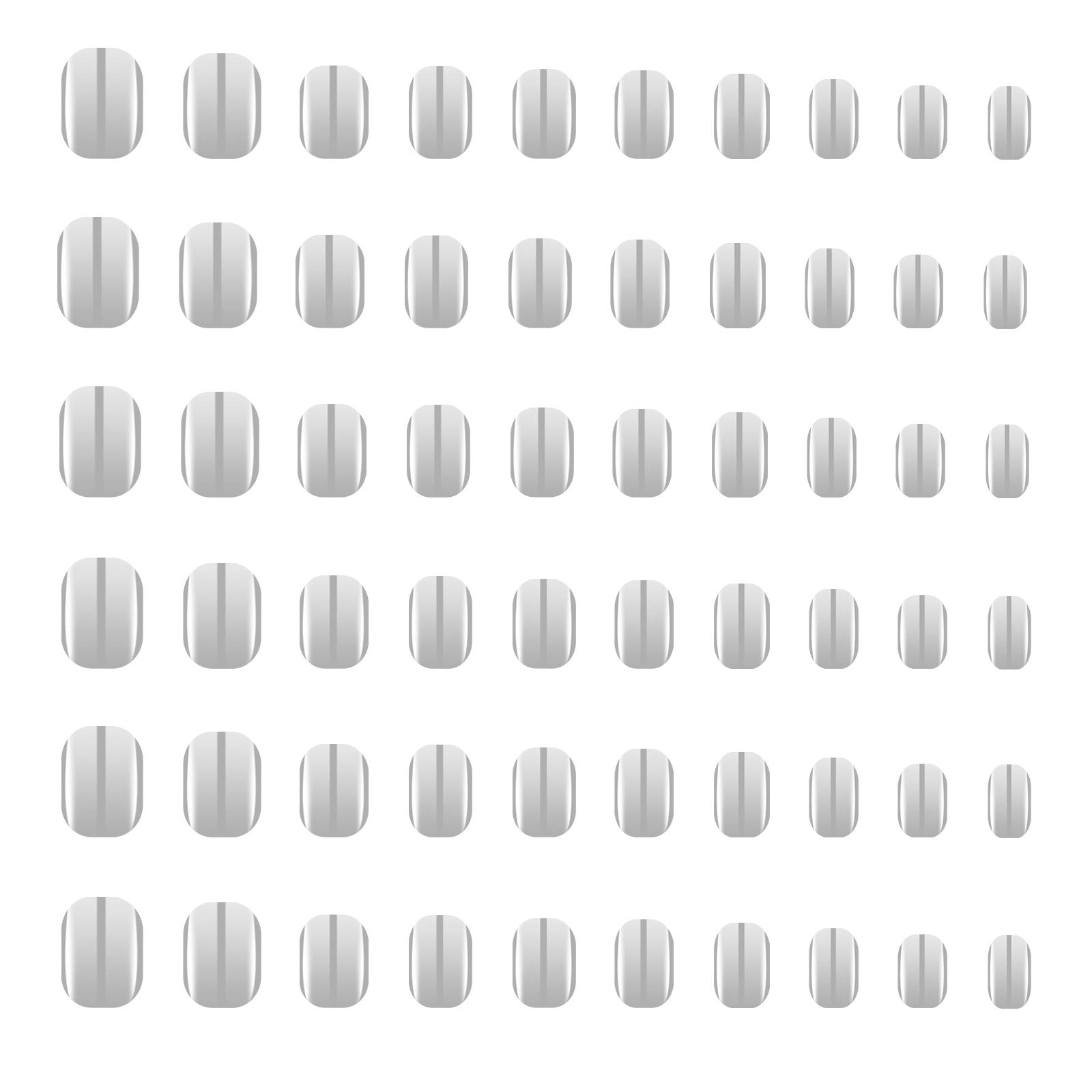 SAVITA 600pcs Kids False Nails Full Cover Short False Nails Acrylic Fake Nails for Girls False Nail Tips for Children Nail Art Supplies