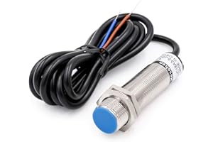 Heschen M18 Capacitive Proximity Sensor Switch Shield Type LJC18A3-5-J/EZ Detection 1-5mm 90-250VAC 400mA Normally Open(NO) 2 Wires