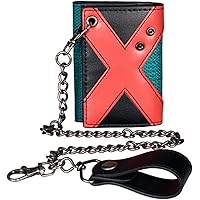 Kingdom Hearts Characters Metal Badge Emblem Wallet Bi-Fold ID & Card Holder, Blue - View #3