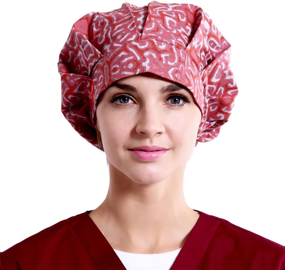 ANNO Work Hat Bouffant Scrub Cap One Size Multi Colors