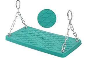 GW GWONGVVEI Swing Seat-Heavy Duty Non Slip Tree Swing Set Playground Swing Set Accessories for Kid Indoor Outdoor Birthday Gift Backyard,Green