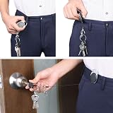 Vicloon 6 Pcs Badge Reel Retractable 70 cm Clips with Key Ring Belt Clip view 7