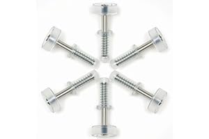 HARSKIYER 6 Pack Spring Loaded Bi-Fold Door Top Roller Guide Wheel, 7/8 Inch Plastic Closet Door Top Roller, Roller Door Hardware for Folding Door, Accordion Door, Shower Door