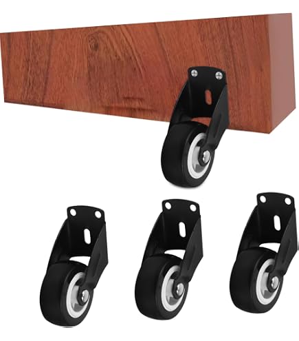 Roulette De Porte/Portail En Caoutchouc Antifriction 7,5x2,4cm Avec Vis - Pour Clôture, Armoire, Meuble, Silencieuse