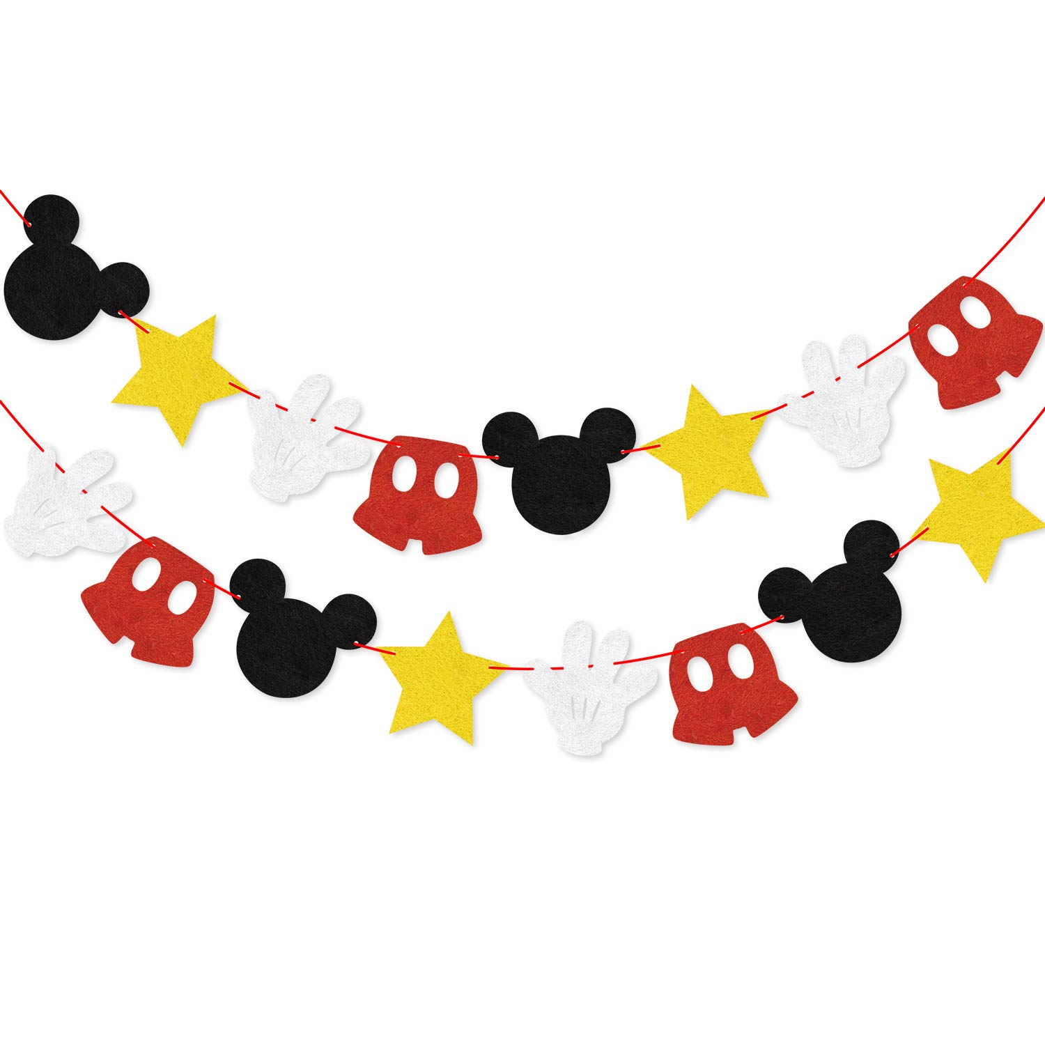 Mickey Mouse Garland Paper Garland Party Supplies Club