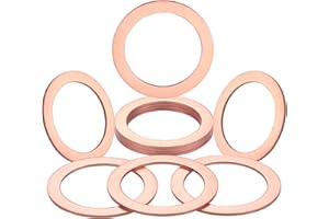 AOIT Front Differential Drain Plug Washer Gasket Fits for Toyota 4Runner, Tundra, Tacoma, Sequoia, Land Cruiser, FJ Cruiser, Replacement for The Part# 90430-24003, 10 Pack