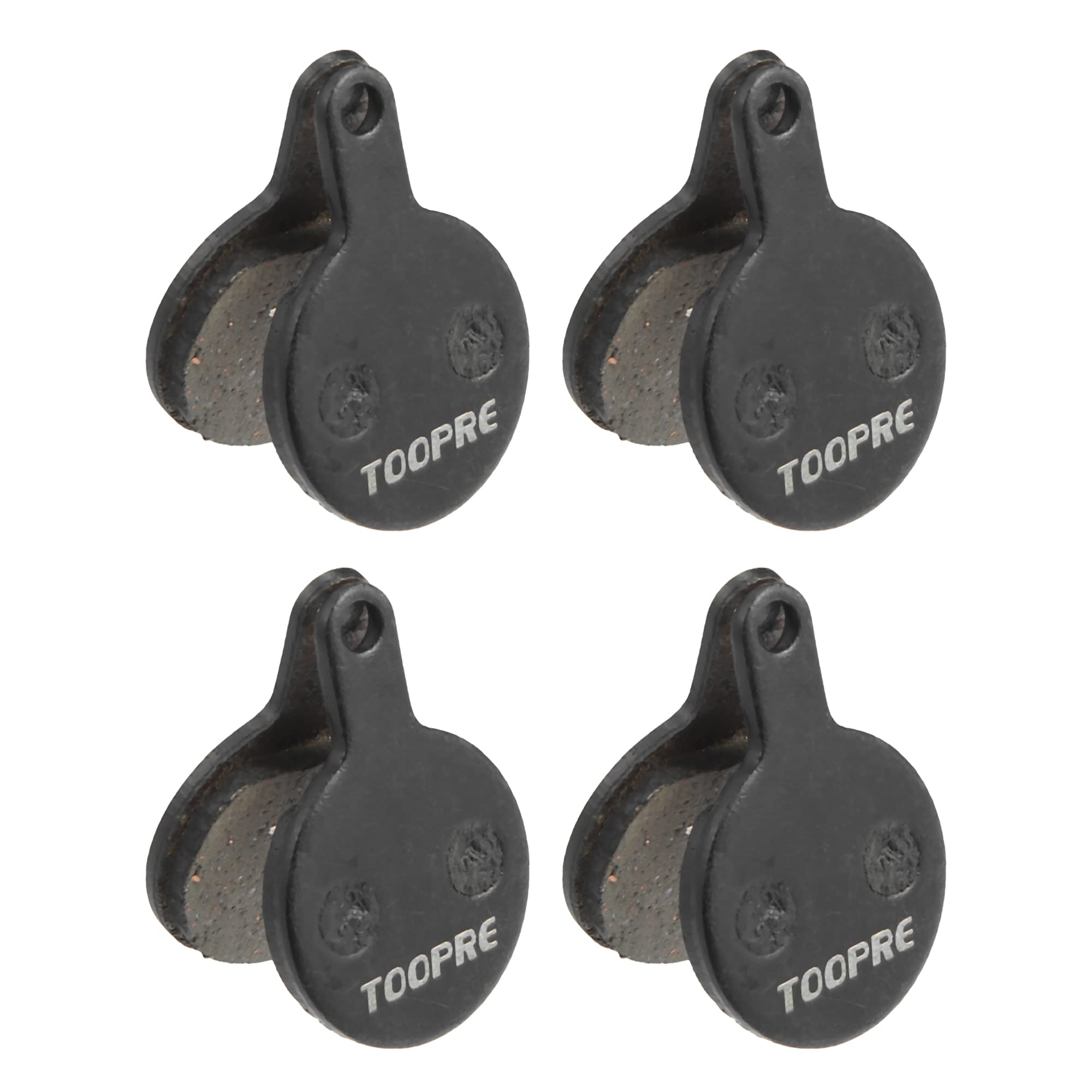 X AUTOHAUX 4 Pair Resin Bicycle Disc Bike Brake Pads for Tektro IOX Novela Lyra