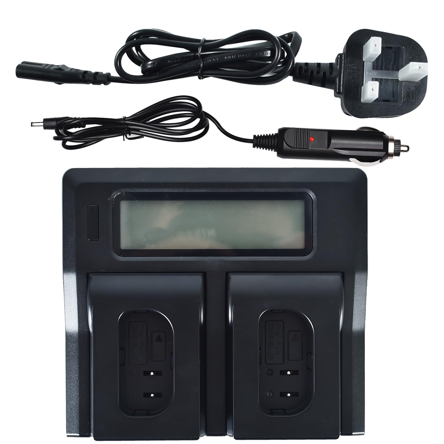 DSTE 1.5A Fast Charging Dual Battery Charger for Panasonic DMW-BLJ31,DMW-BLJ31e,LUMIX DC-S1,LUMIX DC-S1R,LUMIX DC-S1H,DMW-BGS1R as DMW-BTC14