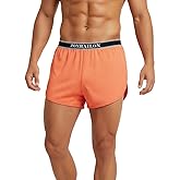 ZONBAILON Mens Pajama Sleep Shorts Mesh Booty Sexy 3 Inch Lounge Underwear