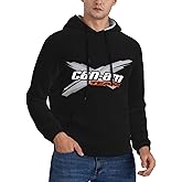 PBFDCPA Can and am Men'S Casual Pullover And Long Sleeve Hoodie With Hat Pocket Shirt Black