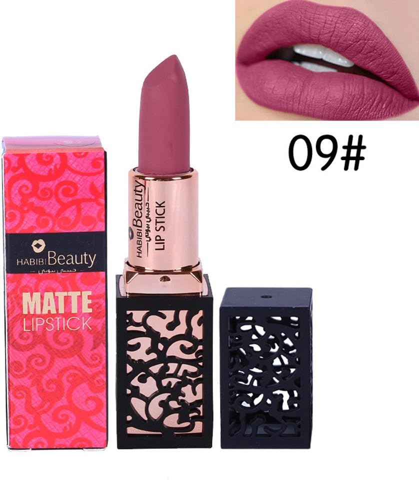 Lazzgirl Lipstick Lipstick Cosmetics Women Sexy Lips Matte Lasting Lip Gloss Party