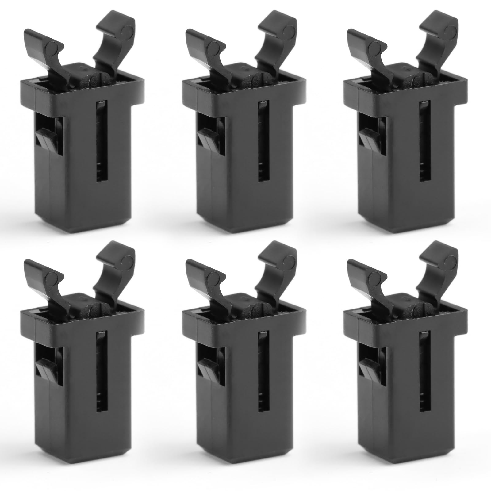 Brabantia Compatible Bin Lid Clasps Set - 6Pcs Waterproof Touch Top Lid Latch Lock Flexible Catch Suitable For Kitchen Trash Cans, Storage Boxes, Glass Cases