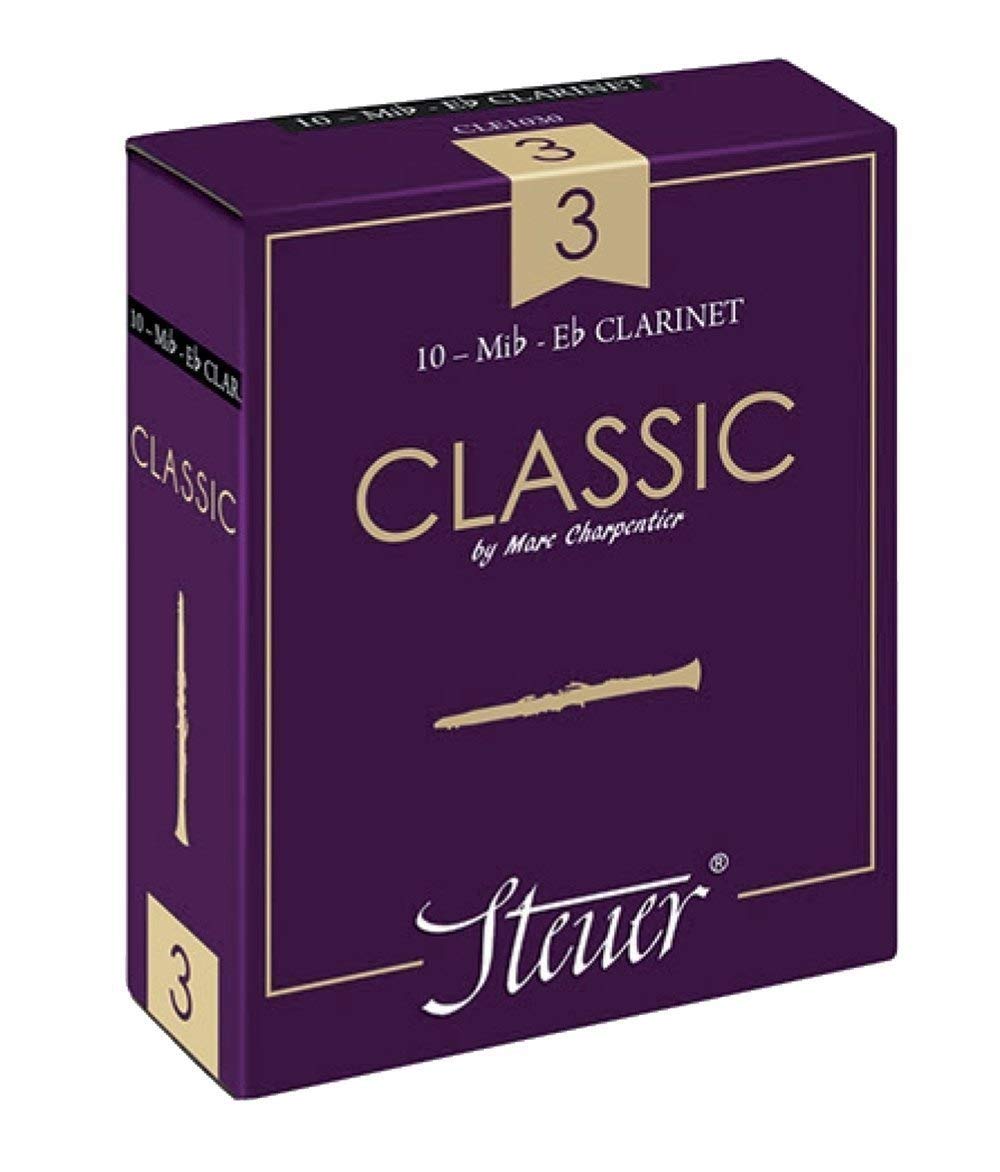 Steuer reed EB clarinet Classic French cut pack of 10 size. 3 1/2 — image 1