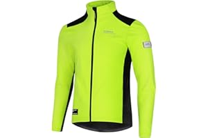 INBIKE Cycling Jackets for Men Women, Thermal Bike Jacket Windproof Breathable Reflective Softshell Windbreaker with Pocket