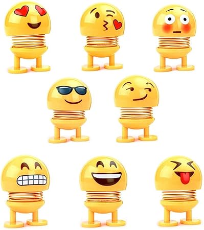 Amazon Kaptin 顔文字スプリング人形 8個 笑顔 春人形 揺れる頭 踊る人形 おもちゃ バウンス人形 デスクトップ人形 子供のパーティーの景品 バウンスフィギュア ダッシュボード スプリングフィギュア 車 スプリング人形 Kp 77 おもちゃ雑貨 手品 おもちゃ