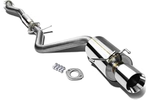 DNA MOTORING CBE-IS300-NRT Stainless Steel Cat Back Exhaust System [Compatible with 01-05 IS300 Altezza XE10]