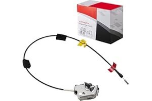 SYERAL Door Latch Cable Driver Side Rear Left 6L3Z-18264A27-A Replacement for 1999-2003 F-150, 1997-1999 F-250 Extended Cab Pickup Rear Upper Door Latch Lock Cable Assembly