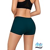 Leovqn Period Boyshorts Heavy Flow Period Shorts for Women Leakproof Menstrual Panties Period Underwear for Women