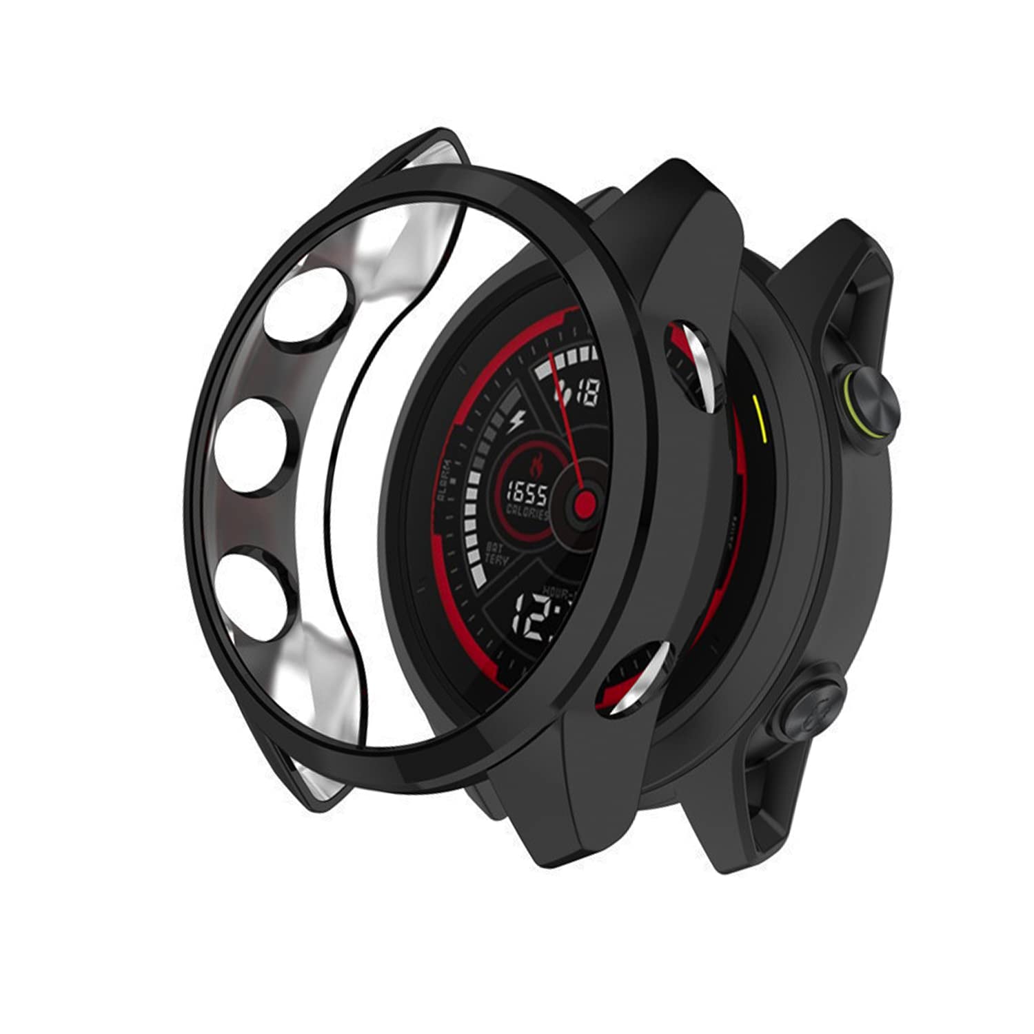 PaceBid Case Compatible with Garmin Forerunner 745, Protective TPU Case, Protective Case for Garmin Forerunner 745 (Black)