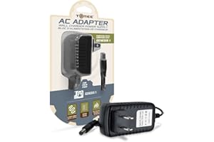 Tomee AC Adapter for Genesis 1 - Black - 5ft Cable - 120V 60Hz Input, 9V 1.2A Output - Compatible with Genesis Model 1 - Char