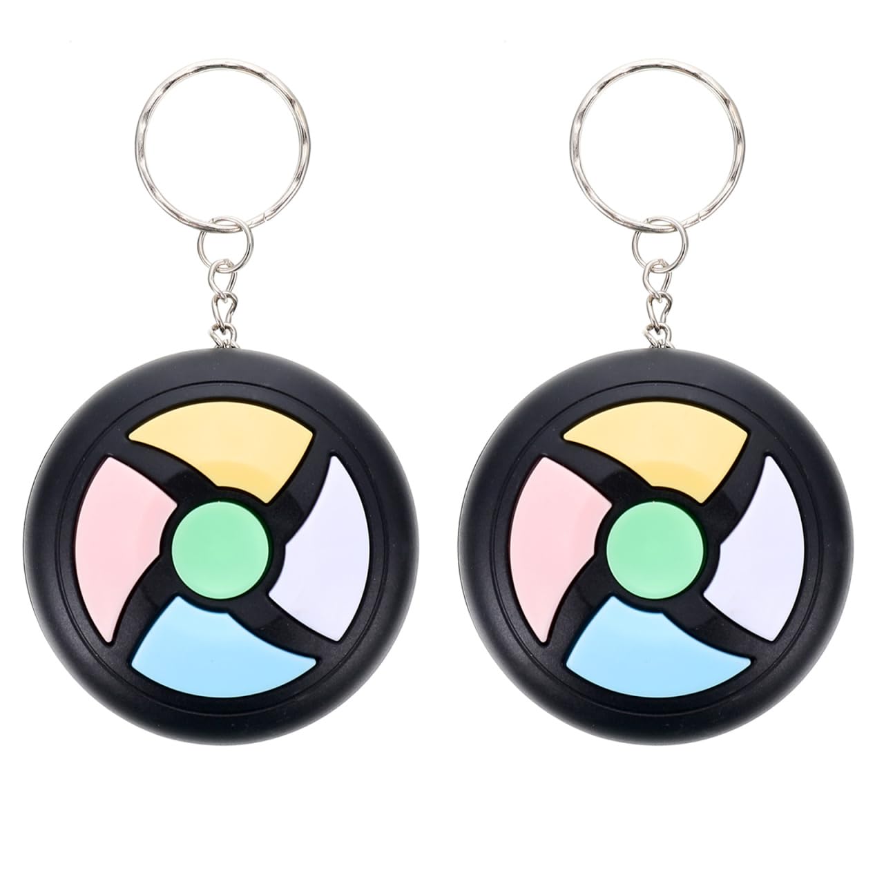 VICASKY 2pcs Hand Held Games Keychain Memory Game Brain Training Educational Boys and Girls Toy for Year Olds Concentration Training Plaything