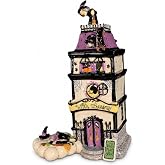 Blue Sky Clayworks Flying Witch Academy Candle House, 6"L x 5.75"W x 10"H