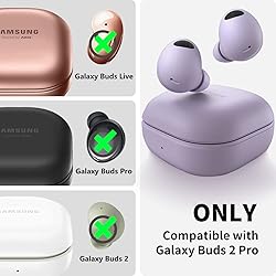 SUIHUOJI for Galaxy Buds 2 Pro Strap, Soft Silicone