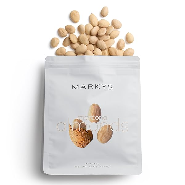 MARKY’S RAW MARCONA ALMONDS NUTS FORM SPAIN –...