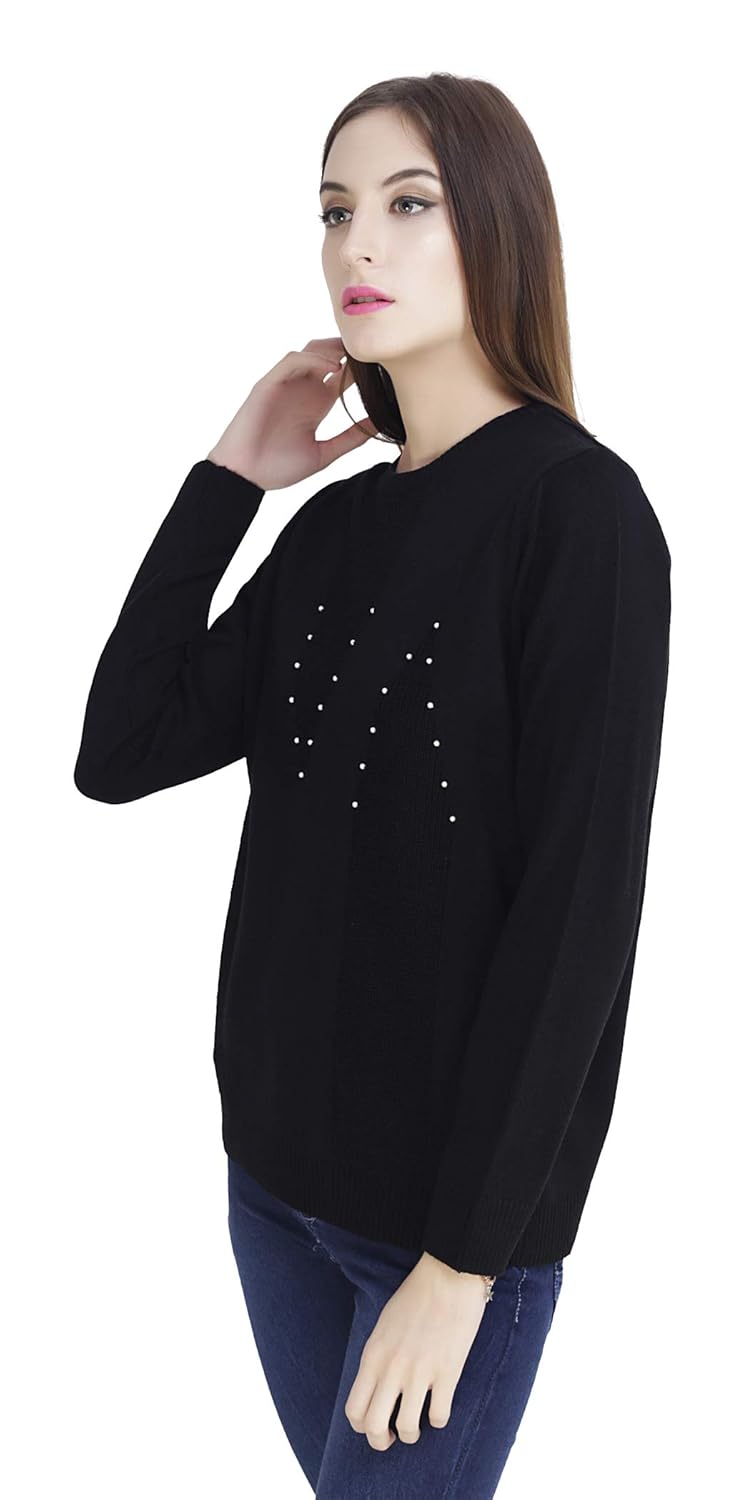 moda caster women's acrylic sweater