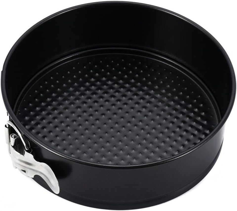 Springform Pan, Aekce 7" Non-stick Cake Pan Cheesecake Pan for Instant Pot with Removable Waffle Bottom and Quick-Release Latch Gray Coating