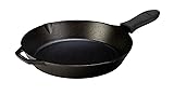 Lodge Seasoned Cast Iron Skillet with Hot - 12 inch