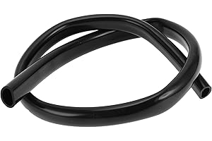 HEROFFIX 1pc for Air and Water Silicone Vacuum Tubing Hose High Temperature Automotive Vacuum Line 4FT 13/16" 20mm ID 3mm Thickness Black Silicone