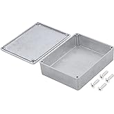 DaierTek 1590BB Aluminum Metal Stomp Box Case Guitar Pedal Enclosure Effect Enclosure Stomp Box Unpainted 120x94.5x34 MM
