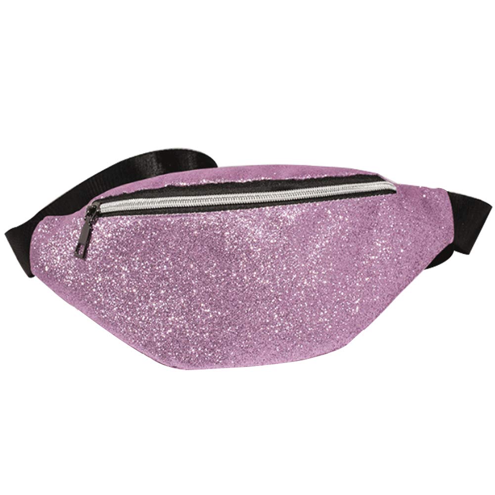 Fanny Pack Women Waist Pack Glitter Cross Body Bags Shiny Waist Pack Cute Fashion Fanny Packs for Girls Women Shopping Travel Sports Party Bags