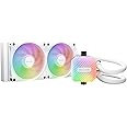 be quiet! Light Loop 240mm | All in One Water Cooling System | ARGB Water Cooler | ARGB Hub | Customizable LED Cooling Block | White | BW021