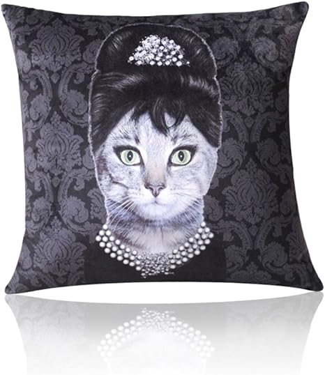 Amazon Nikouオードリー ヘプバーン風猫コットンリネン装飾枕カバースロー枕カバークッションカバー18 X 18インチ 枕 抱き枕 オンライン通販 Amazon Nikouオードリー ヘプバーン風猫コットンリネン装飾枕カバースロー枕カバークッションカバー18 X 18インチ 枕 抱き枕 オンライン通販